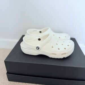 CROCS Classic Cream Clogs
